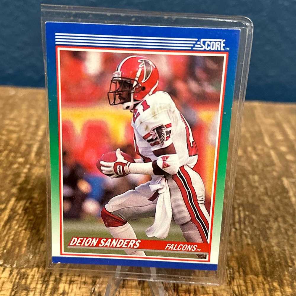 Deion Sanders 1990 Score Football Card - Atlanta Falcons